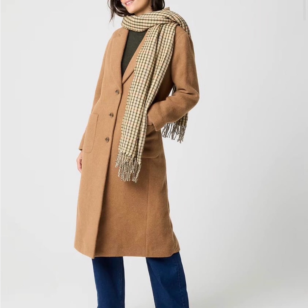J. Crew Camel Wool Coat